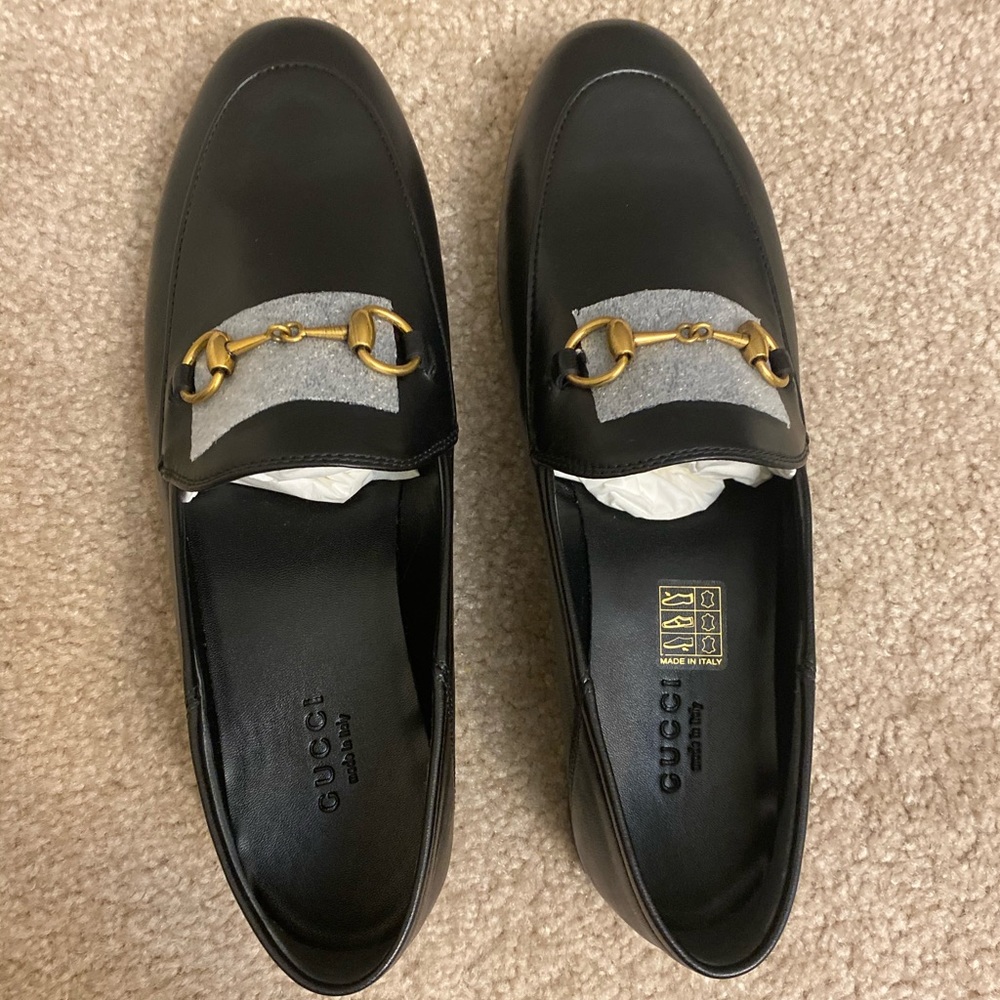 Gucci Brixton horsebit-detailed leather loafers